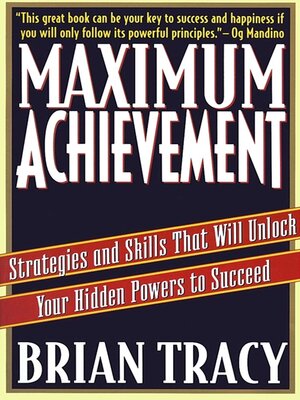 cover image of Maximum Achievement